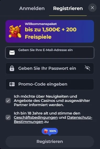 Felix Spin Casino registre